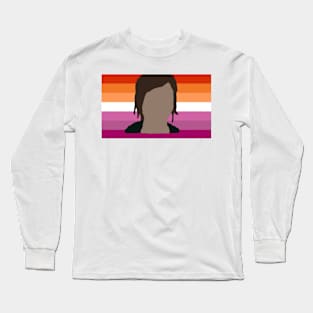 Ellie Williams with pride flag Long Sleeve T-Shirt